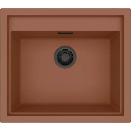   ELLECI LKS10583BKM - Mosogatótálca Sintesi 105 K83 Clay fekete tartozékokkal