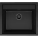   ELLECI LKS10586BKM - Mosogatótálca Sintesi 105 K86 Black fekete tartozékokkal