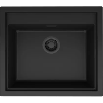   ELLECI LKS10586BKM - Mosogatótálca Sintesi 105 K86 Black fekete tartozékokkal