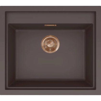   ELLECI LKS10587BRZ - Mosogatótálca Sintesi 105 K87 Cocoa bronz tartozékokkal