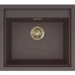   ELLECI LKS10587GLD - Mosogatótálca Sintesi 105 K87 Cocoa arany tartozékokkal