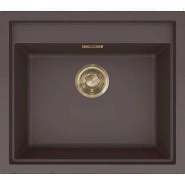 ELLECI LKS10587GLD - Mosogatótálca Sintesi 105 K87 Cocoa arany tartozékokkal