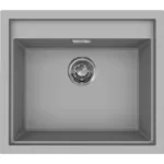   ELLECI LKS10597 - Mosogatótálca Sintesi 105 K97 Light Grey inox tartozékokkal - Kifutó termék!