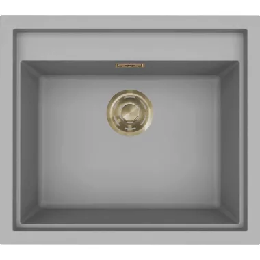 ELLECI LKS10599GLD - Mosogatótálca Sintesi 105 K99 Concrete arany tartozékokkal