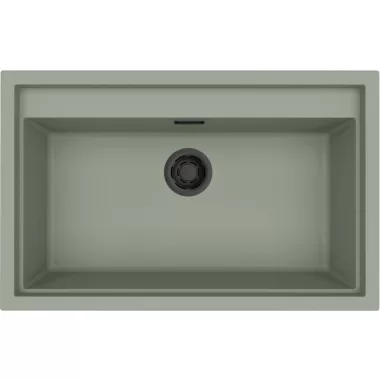 ELLECI LKS13082BKM - Mosogatótálca Sintesi 130 K82 Sage fekete tartozékokkal