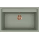 ELLECI LKS13082BRZ - Mosogatótálca Sintesi 130 K82 Sage bronz tartozékokkal