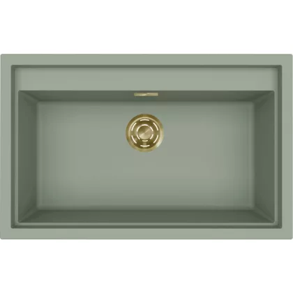   ELLECI LKS13082GLD - Mosogatótálca Sintesi 130 K82 Sage arany tartozékokkal