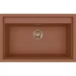ELLECI LKS13083BRZ - Mosogatótálca Sintesi 130 K83 Clay bronz tartozékokkal
