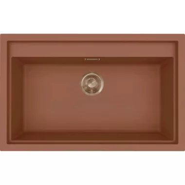 ELLECI LKS13083BRZ - Mosogatótálca Sintesi 130 K83 Clay bronz tartozékokkal