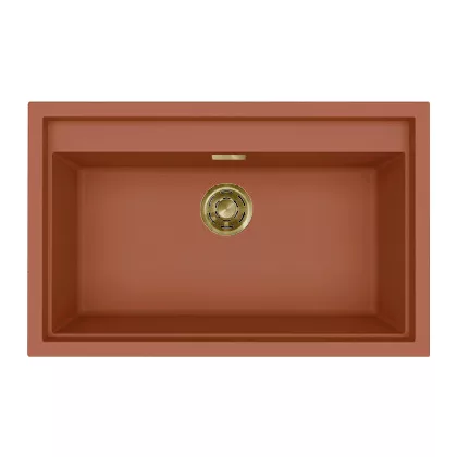   ELLECI LKS13083GLD - Mosogatótálca Sintesi 130 K83 Clay arany tartozékokkal