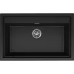   ELLECI LKS13086 - Mosogatótálca Sintesi 130 K86 Black inox tartozékokkal