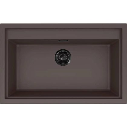   ELLECI LKS13087BKM - Mosogatótálca Sintesi 130 K87 Cocoa fekete tartozékokk