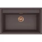 ELLECI LKS13087BRZ - Mosogatótálca Sintesi 130 K87 Cocoa bronz tartozékokkal