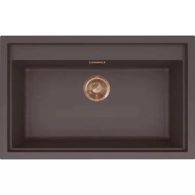 ELLECI LKS13087BRZ - Mosogatótálca Sintesi 130 K87 Cocoa bronz tartozékokkal