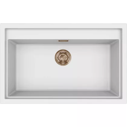   ELLECI LKS13096BRZ - Mosogatótálca Sintesi 130 K96 White bronz tartozékokkal