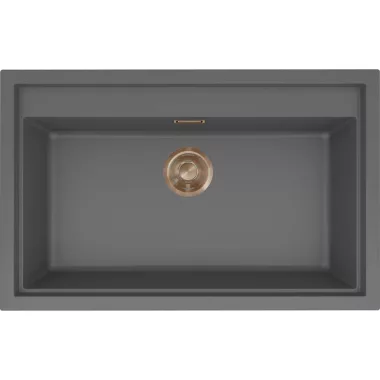 ELLECI LKS13099BRZ - Mosogatótálca Sintesi 130 K99 Concrete bronz tartozékokkal