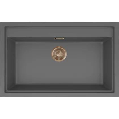   ELLECI LKS13099BRZ - Mosogatótálca Sintesi 130 K99 Concrete bronz tartozékokkal