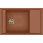   ELLECI LKS30583GLD - Mosogatótálca Sintesi 305 K83 Clay arany tartozékokkal