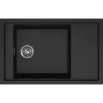   ELLECI LKS30586 - Mosogatótálca Sintesi 305 K86 Black inox tartozékokkal