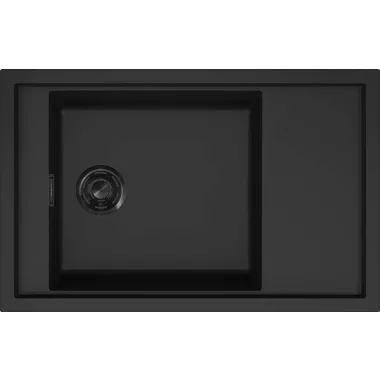 ELLECI LKS30586BKM - Mosogatótálca Sintesi 305 K86 Black fekete tartozékokkal