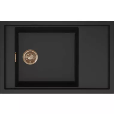 ELLECI LKS30586BRZ - Mosogatótálca Sintesi 305 K86 Black bronz tartozékokkal