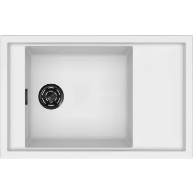 ELLECI LKS30596BKM - Mosogatótálca Sintesi 305 K96 White fekete tartozékokkal