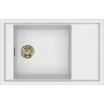  ELLECI LKS30596GLD - Mosogatótálca Sintesi 305 K96 White arany tartozékokkal