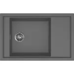 ELLECI LKS30599 - Mosogatótálca Sintesi 305 K99 Concrete inox tartozékokkal