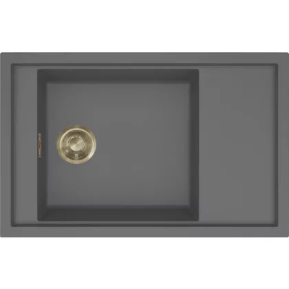   ELLECI LKS30599GLD - Mosogatótálca Sintesi 305 K99 Concrete arany tartozékokkal