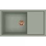   ELLECI LKS41082BRZ - Mosogatótálca Sintesi 410 K82 Sage bronz tartozékokkal