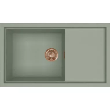 ELLECI LKS41082BRZ - Mosogatótálca Sintesi 410 K82 Sage bronz tartozékokkal