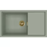  ELLECI LKS41082GLD - Mosogatótálca Sintesi 410 K82 Sage arany tartozékokkal