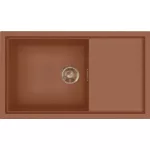   ELLECI LKS41083BRZ - Mosogatótálca Sintesi 410 K83 Clay bronz tartozékokkal