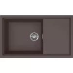   ELLECI LKS41087 - Mosogatótálca Sintesi 410 K87 Cocoa inox tartozékokkal
