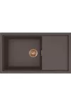 ELLECI LKS41087BRZ - Mosogatótálca Sintesi 410 K87 Cocoa bronz tartozékokkal