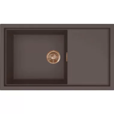 ELLECI LKS41087BRZ - Mosogatótálca Sintesi 410 K87 Cocoa bronz tartozékokkal ELLECI LKS41087BRZ - Mosogatótálca Sintesi 410 K87 Cocoa bronz tartozékokkal