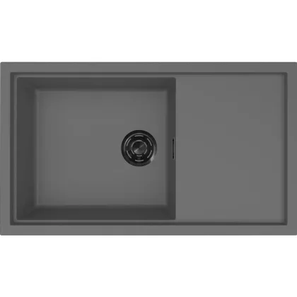   ELLECI LKS41099BKM - Mosogatótálca Sintesi 410 K99 Concrete fekete tartozékokkal