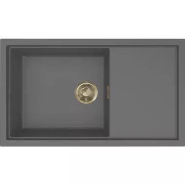 ELLECI LKS41099GLD - Mosogatótálca Sintesi 410 K99 Concrete arany tartozékokkal