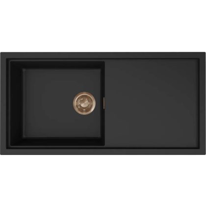   ELLECI LKS48086BRZ - Mosogatótálca Sintesi 480 K86 Black bronz tartozékokkal