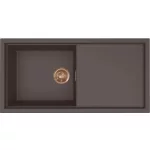   ELLECI LKS48087BRZ - Mosogatótálca Sintesi 480 K87 Cocoa bronz tartozékokkal