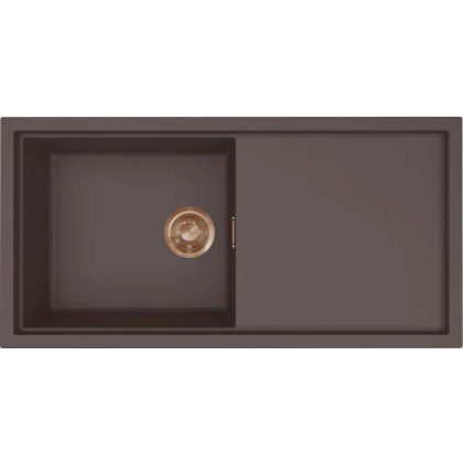   ELLECI LKS48087BRZ - Mosogatótálca Sintesi 480 K87 Cocoa bronz tartozékokkal