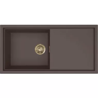 ELLECI LKS48087GLD - Mosogatótálca Sintesi 480 K87 Cocoa arany tartozékokkal