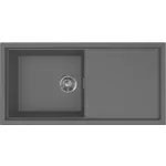 ELLECI LKS48099 - Mosogatótálca Sintesi 480 K99 Concrete inox tartozékokkal