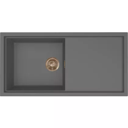   ELLECI LKS48099BRZ - Mosogatótálca Sintesi 480 K99 Concrete bronz tartozékokkal