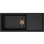   ELLECI LKS51086BRZ - Mosogatótálca Sintesi 510 K86 Black bronz tartozékokkal