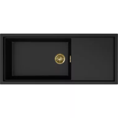 ELLECI LKS51086GLD - Mosogatótálca Sintesi 510 K86 Black arany tartozékokkal