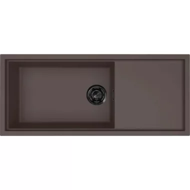 ELLECI LKS51087BKM - Mosogatótálca Sintesi 510 K87 Cocoa fekete tartozékokkal