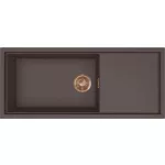   ELLECI LKS51087BRZ - Mosogatótálca Sintesi 510 K87 Cocoa bronz tartozékokkal