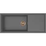 ELLECI LKS51099BRZ - Mosogatótálca Sintesi 510 K99 Concrete bronz tartozékokkal
