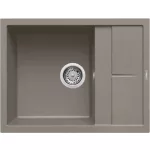   ELLECI LKU12593 - Mosogatótálca Unico 125 K93 Dove Grey - A készlet erejéig rendelhető!